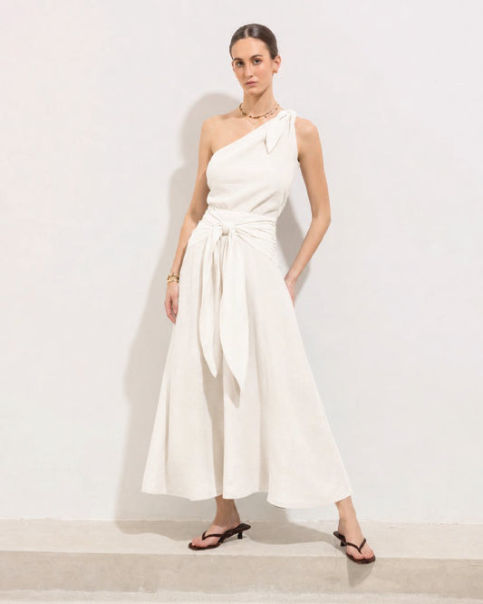 Pollera Nina Lino Off White