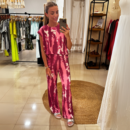 Pantalón Luna Batik Fucsia