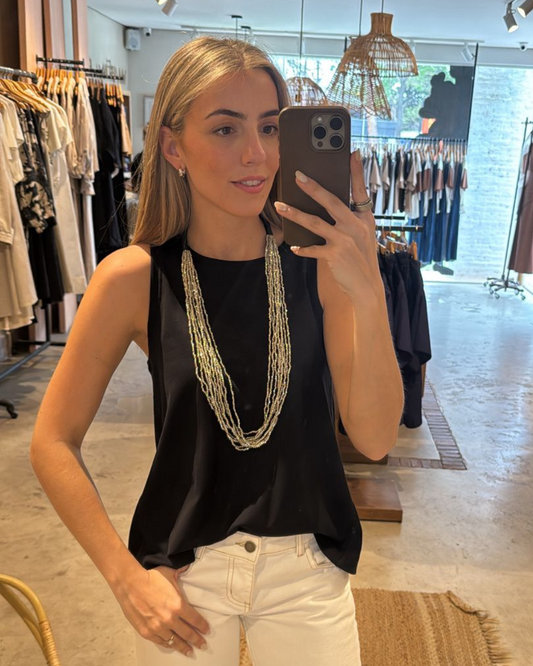 Remera Jimena Negra
