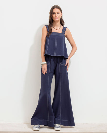 Pantalon Filipa Azul