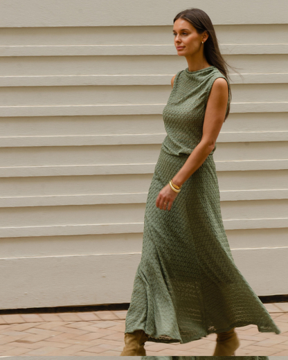 Pollera Rafaela Verde