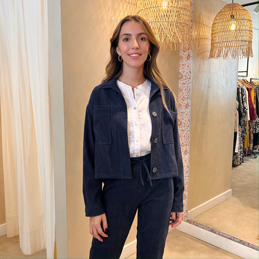 Campera Margui azul