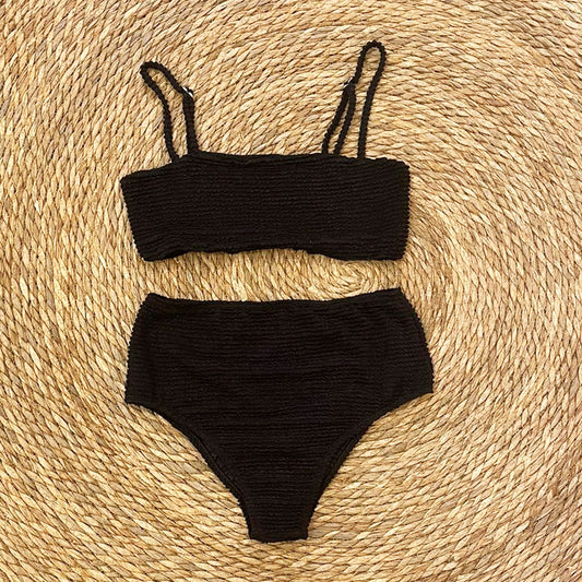 Bikini recta negra