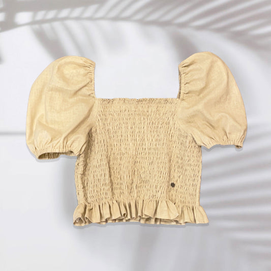 Blusa Montse Lino Beige