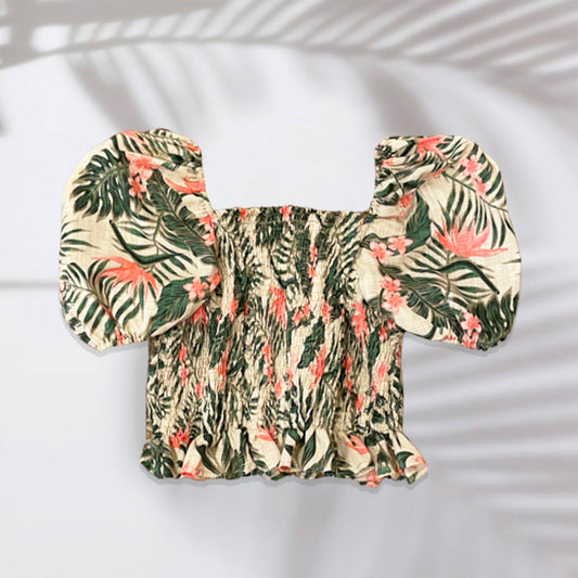 Blusa Montse Lino Tropical